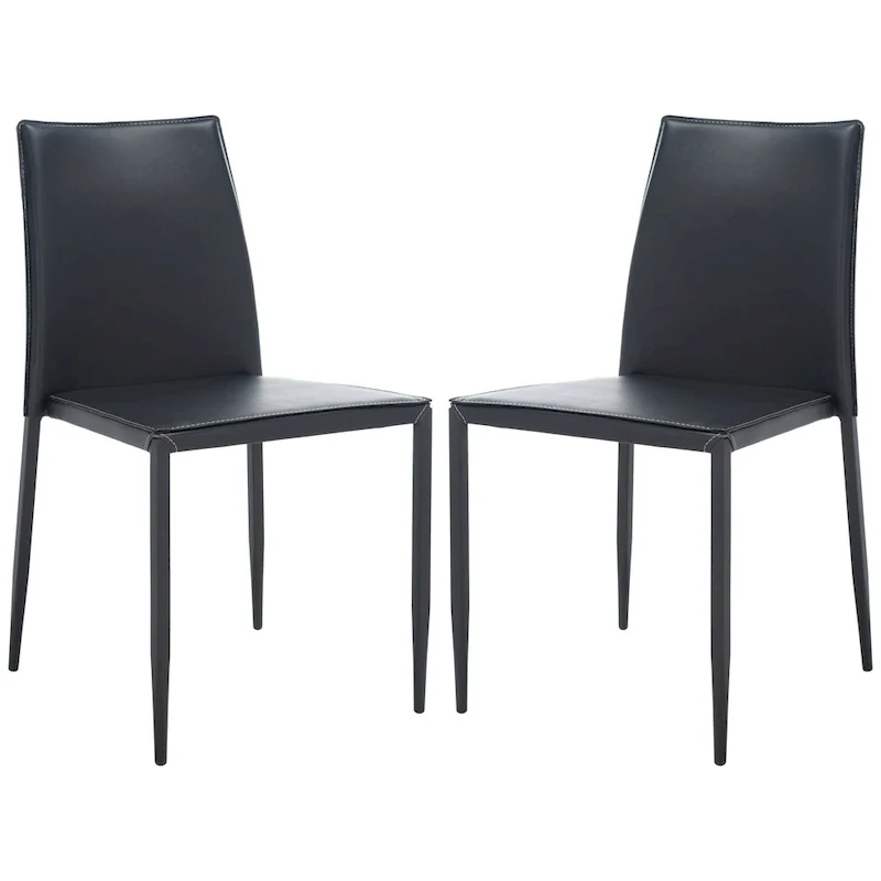 SAFAVIEH Roxana Dining Chair (Set of 2) - 21.7 W x 17.3 L x 32.7 H - 22Wx17Dx33H