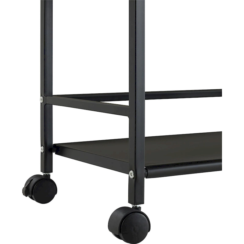 Emerald 3 Shelf Metal Rolling Utility Cart