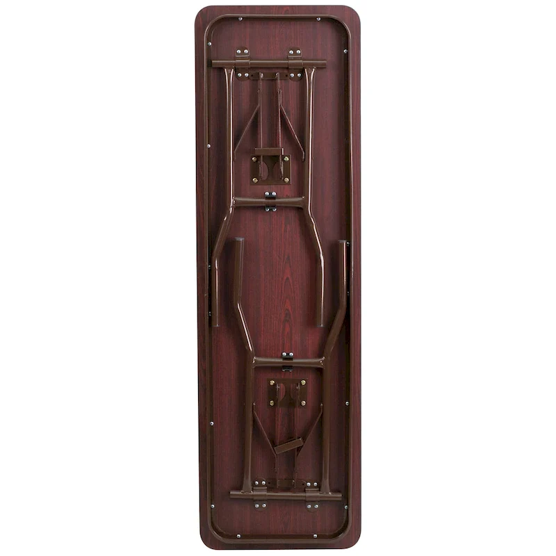 60-inch Rectangular High Pressure Laminate Folding Training Table - 60D x 18W x 30H