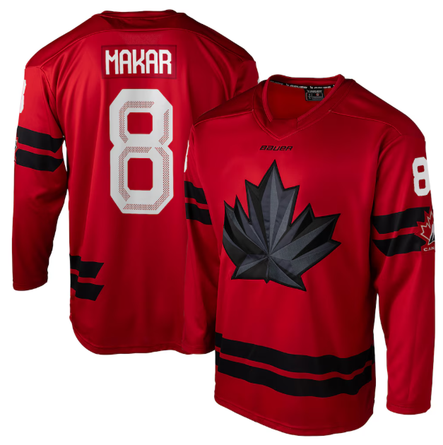 Hockey Canada Cale Makar Bauer Hockey Red 2026 Semi Pro Jersey