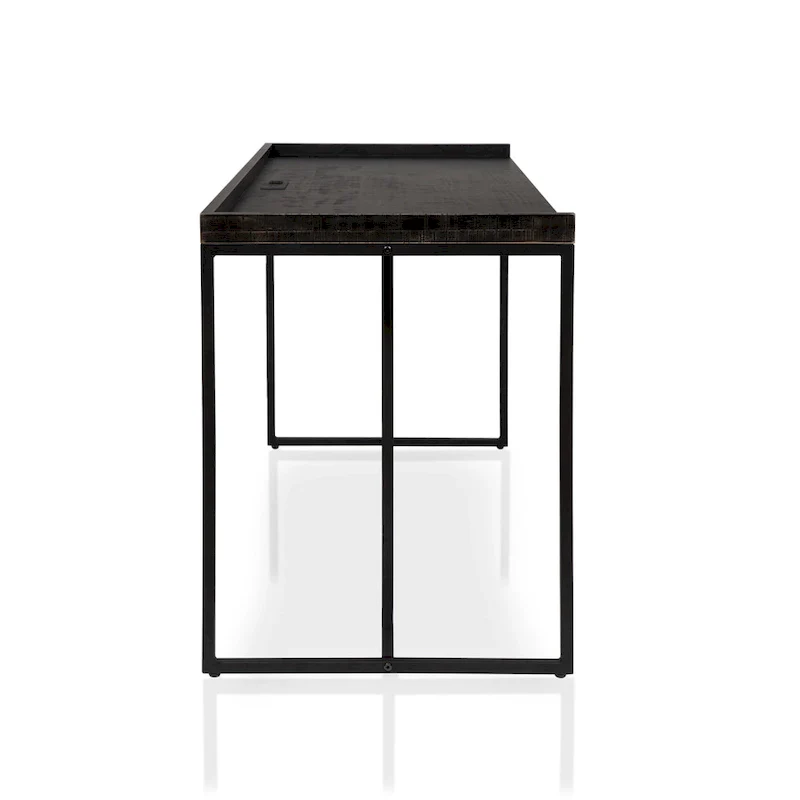 59-inch Metal Computer Desk with USBs by Furniture