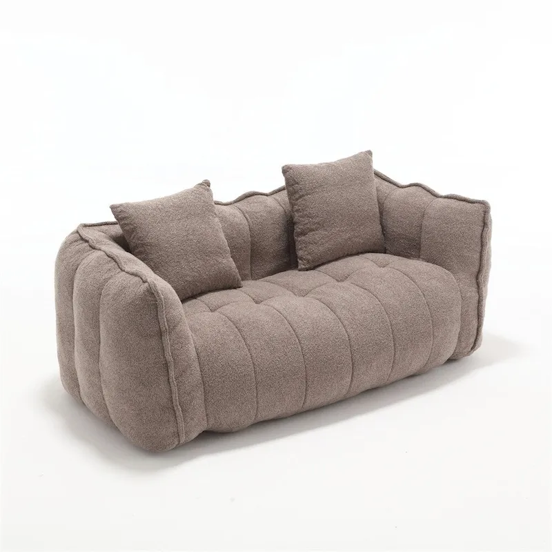 Modern Chenille Recliner Sofa with High Resilience Foam