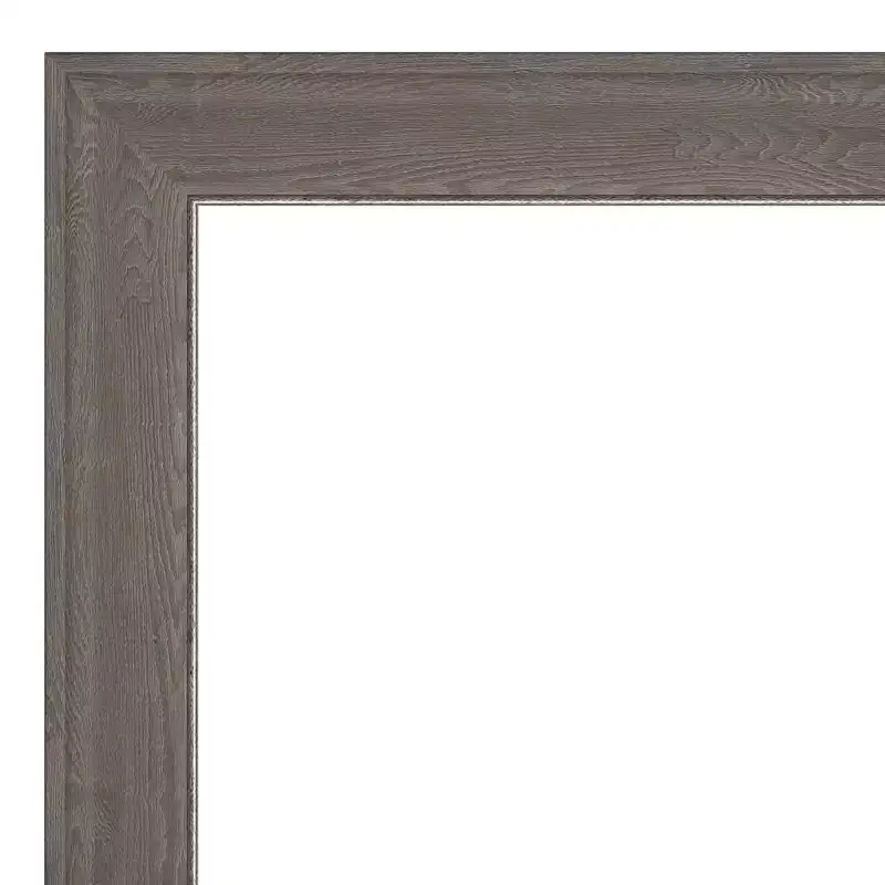 Amanti Art Alta Non-Beveled Framed Full-Length On the Door Mirror