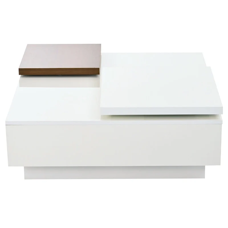 Modern Square Wood Coffee Table