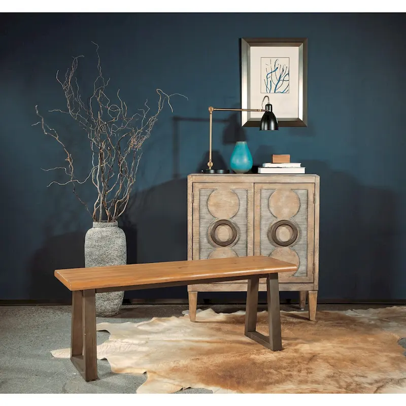 Weston Bench in Rustic Sand Finish