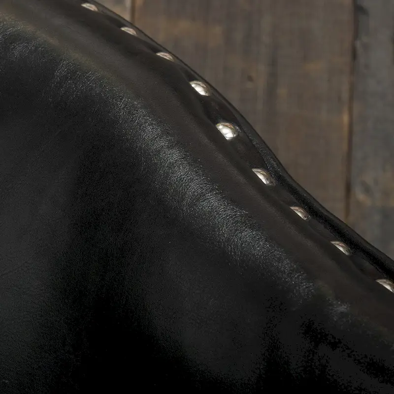 Austin Black Bonded Leather Club Chair by Christopher Knight Home