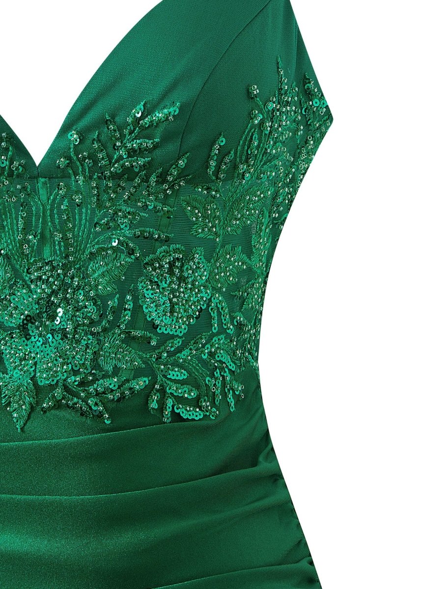 Sheath Short V Neck Jersey Homecoming Dress