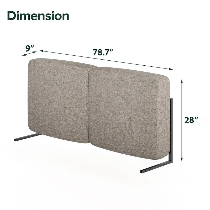 Priage by ZINUS Upholstered Cushion Headboard