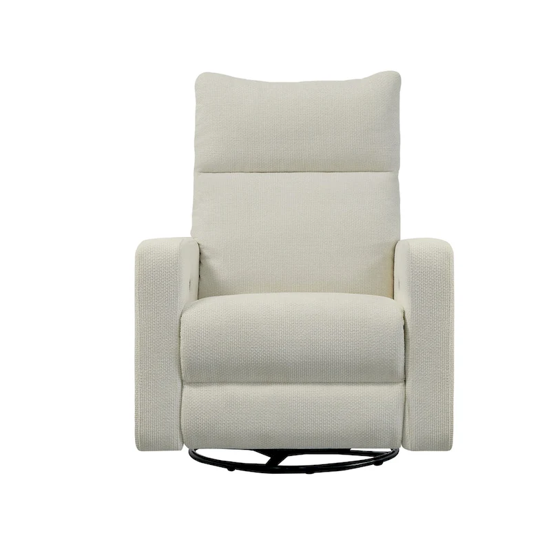 Olmas 33.5 W Power Swivel Glider Recliner with USB Charger