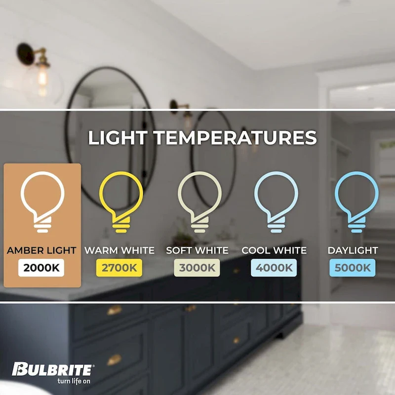 Bulbrite Pack of (2) 4 Watt Dimmable Antique Nostalgic Curved Filament LED Bulb