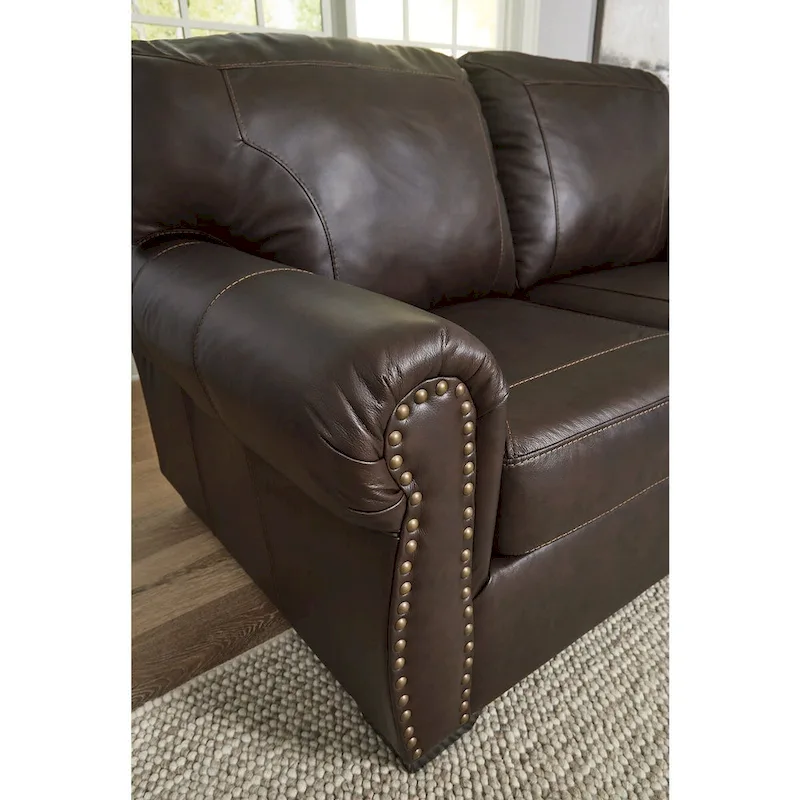 Signature Design by Ashley Colleton Dark Brown Loveseat - 67
