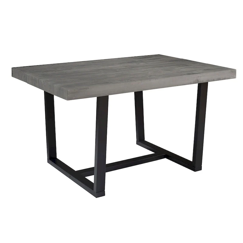 Distressed Pine Wood Dining Table 52-inch