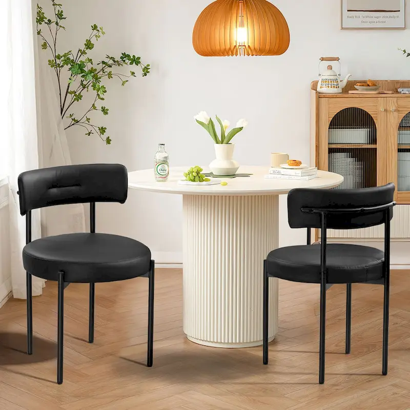 AVAWING Dining Chairs Mid-Century Modern Kitchen Chairs Set of 2