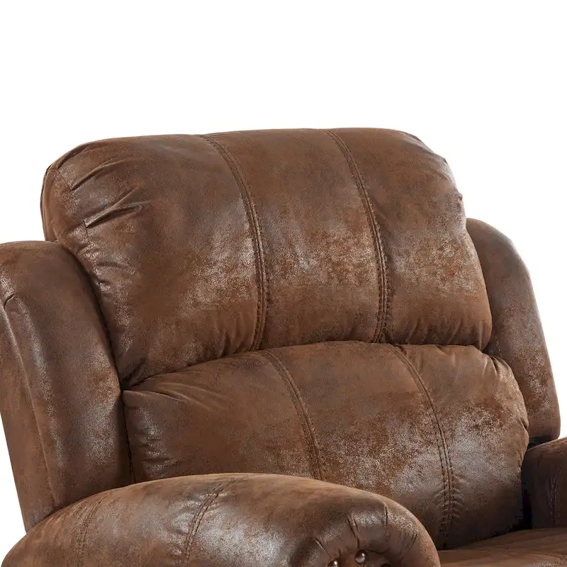 Charlie Bonded Leather Glider Recliner