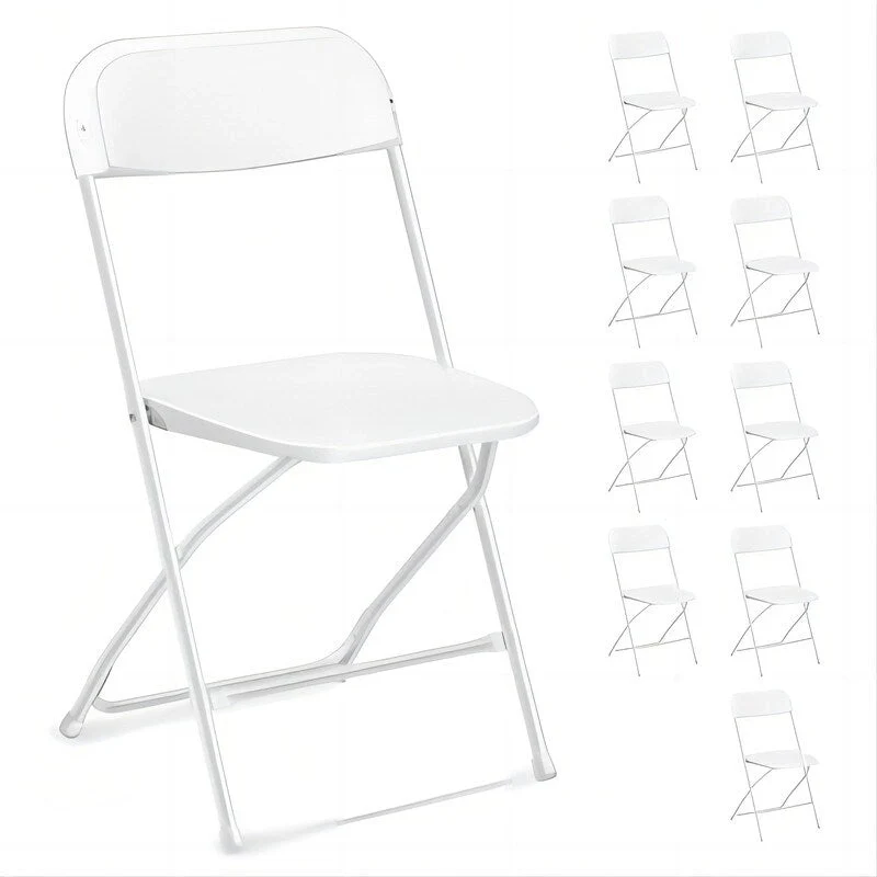 Plastic Folding School Conference Chair Set (Set of 10)