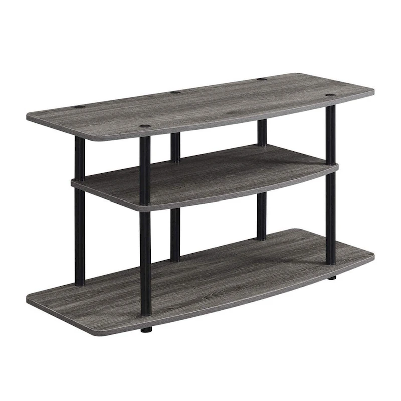 Convenience Concepts Designs2Go No Tools 3 Tier Wide TV Stand