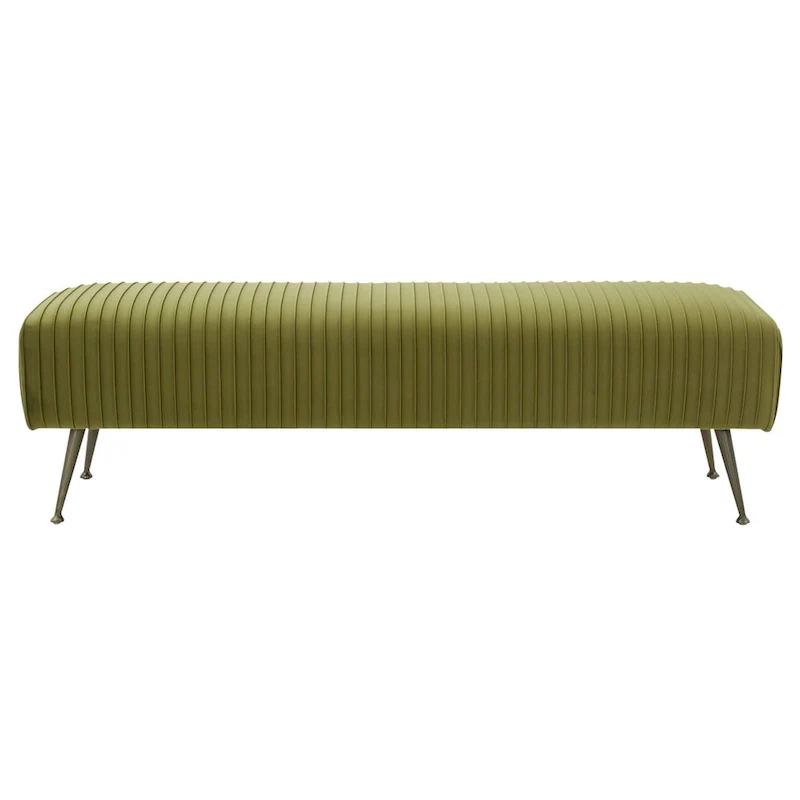 Contemporary Velvet Bench 60