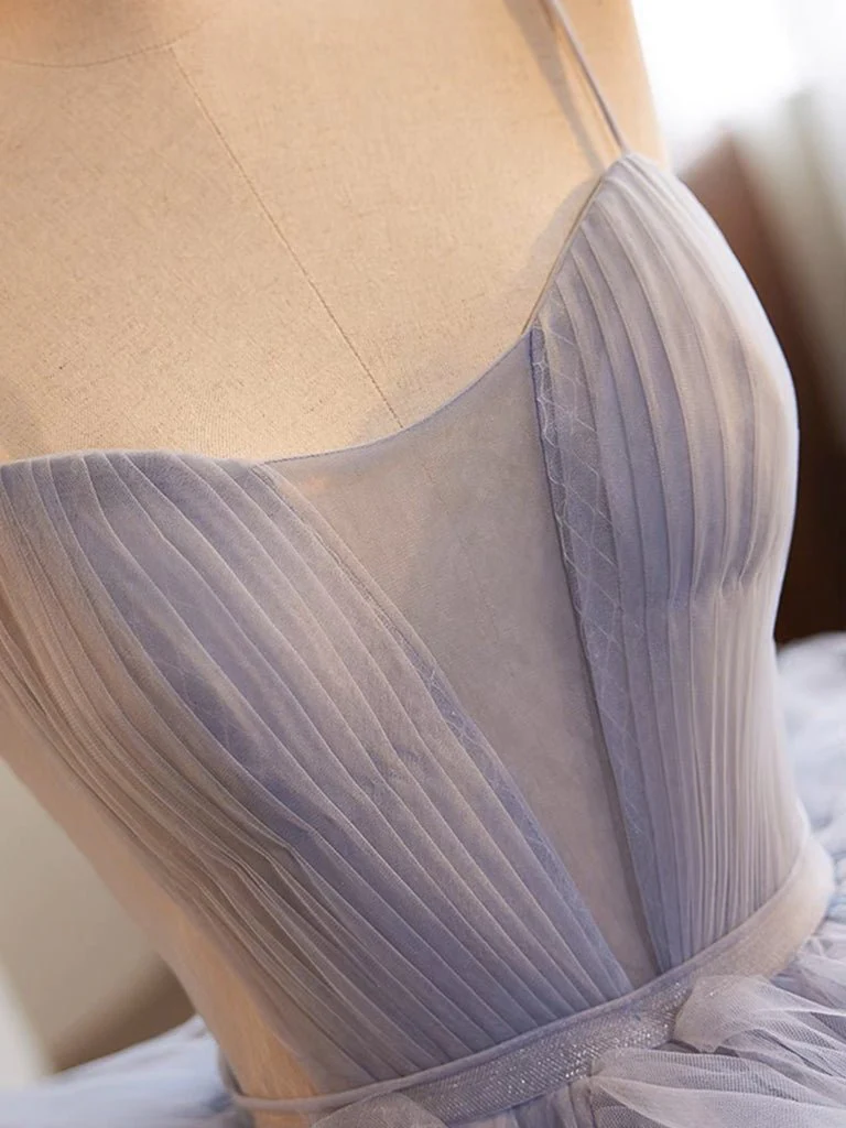 Quinceanera Dress Lavender Tulle Long Prom Gown