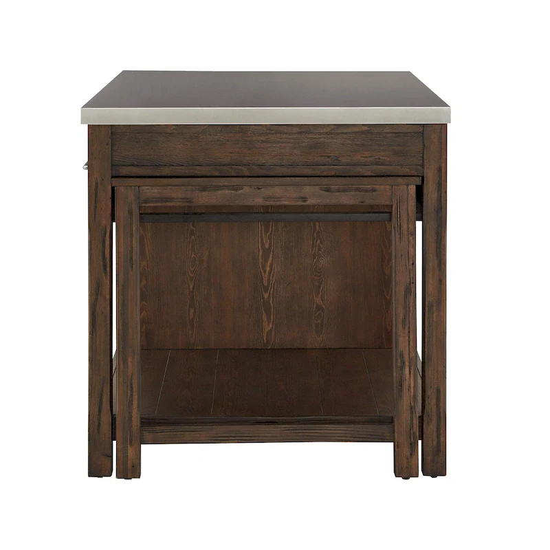 Tali Reclaimed Look Extendable Kitchen Island by iNSPIRE Q Classic