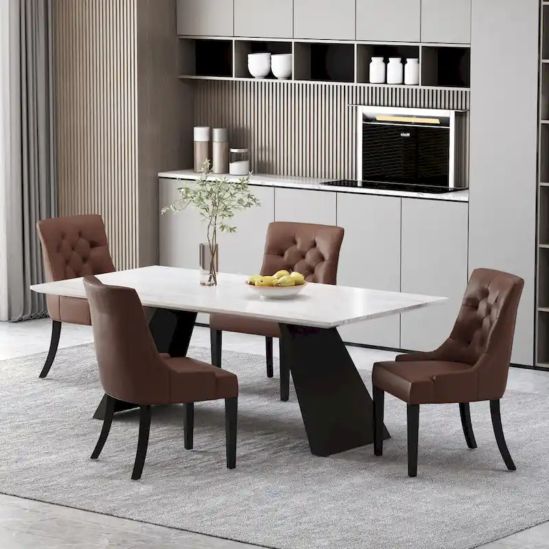 Cheney Tufted Dining Chairs (Set of 4) by