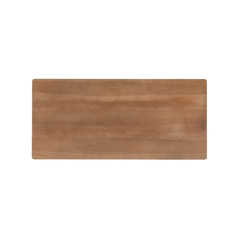 Lamine Rattan Mid-Century Desk