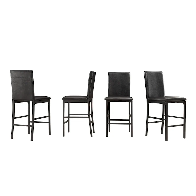 Darcy Metal Upholstered Counter Height Dining Chairs (Set of 4) by iNSPIRE Q Bold