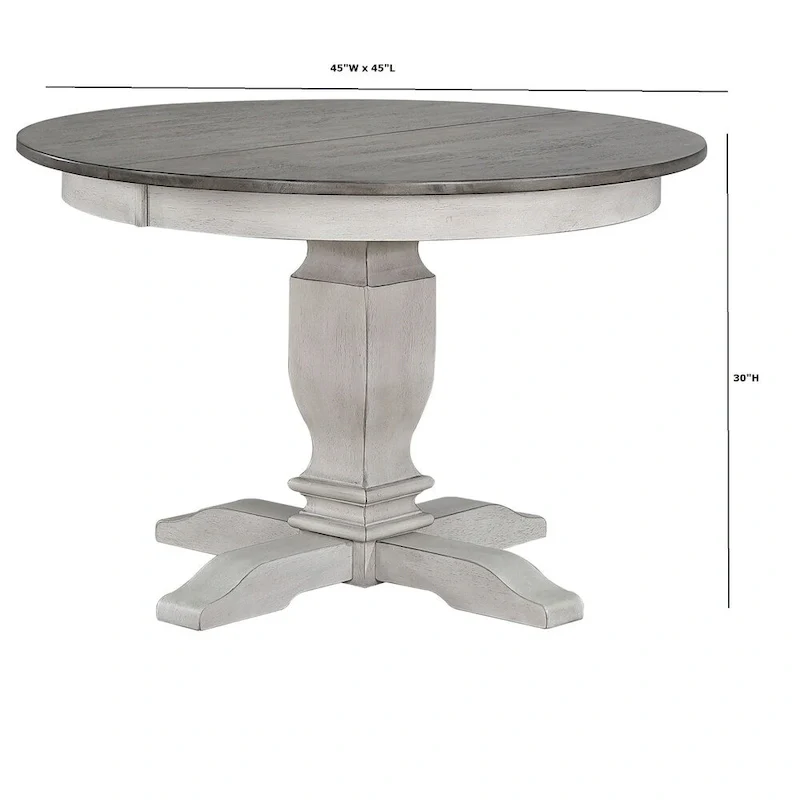 7-Piece Rustic Wood Dining Set