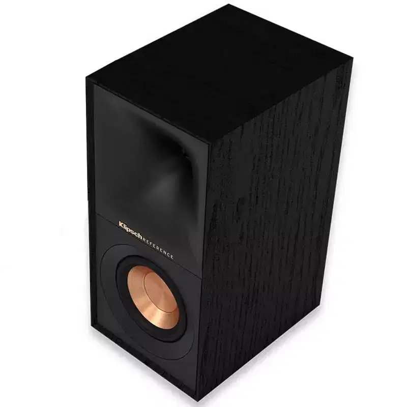 Klipsch Reference Next-Generation R-40M Horn-Loaded Bookshelf Speakers with 4? Spun-Copper Woofers for Best-in-Class Home Theater Sound in Black