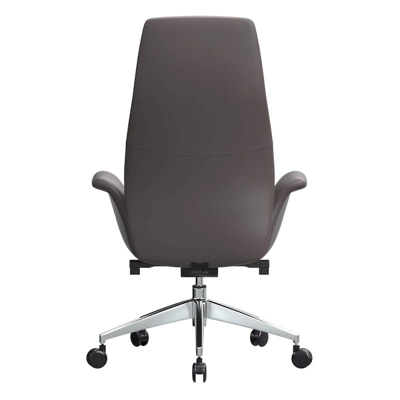 Summit High-Back Leather Office Chair with Swivel and Tilt