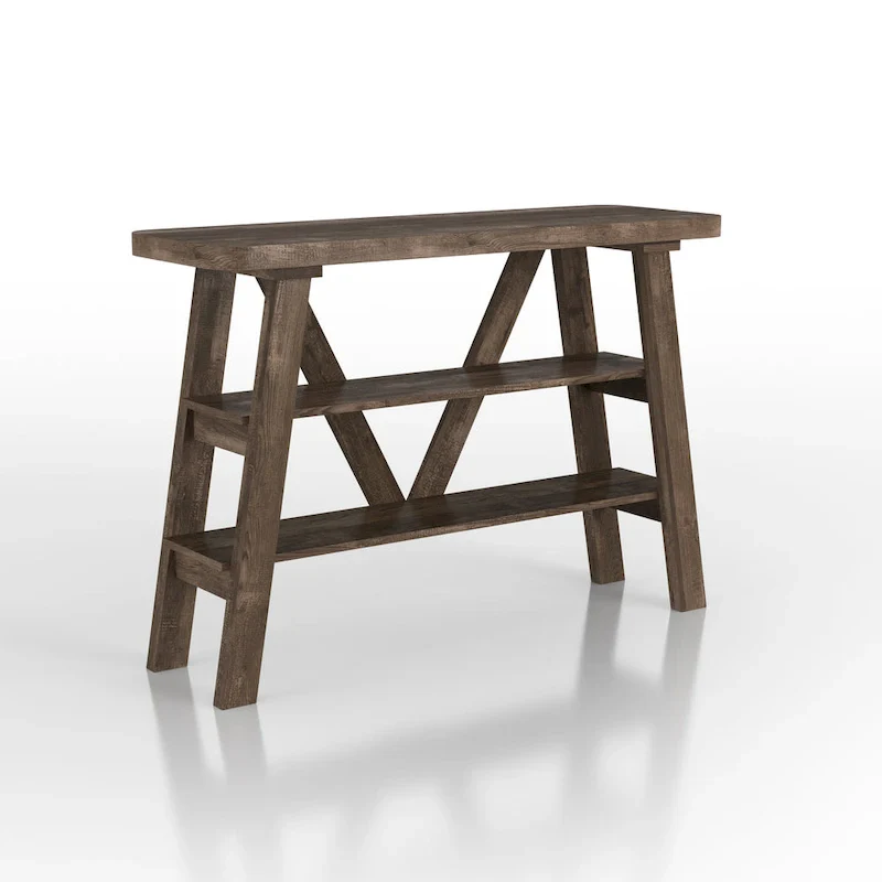 47-inch 2-Open Shelf Console Table