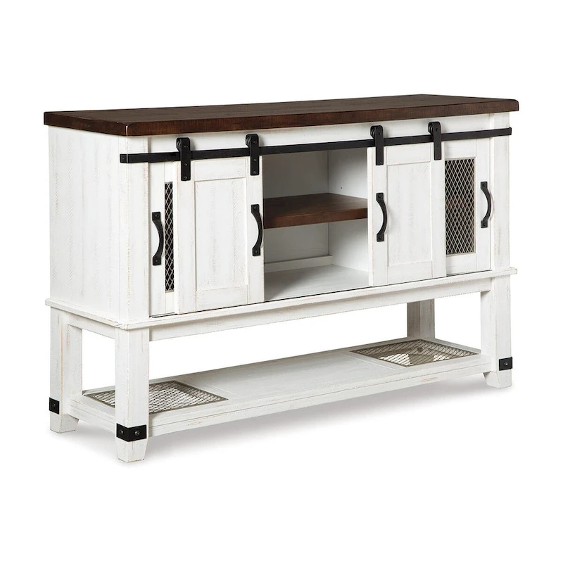 Signature Design By Ashley Valebeck White Dining Room Server