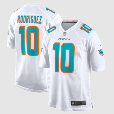 Miami Dolphins Jacob Rodriguez White Jersey