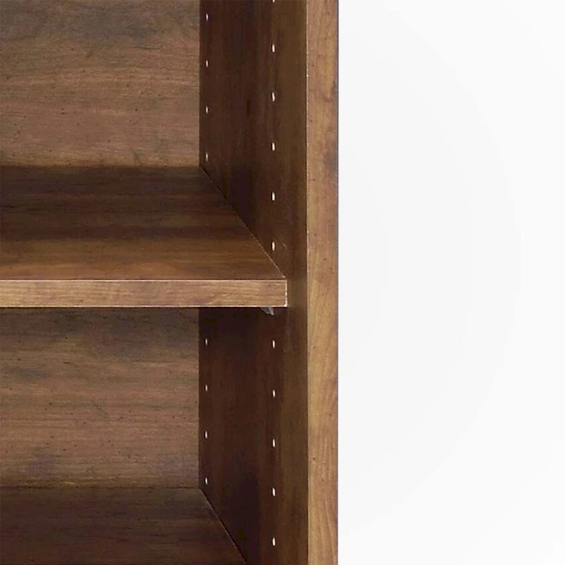 Oak Finish Shoe Cabinet