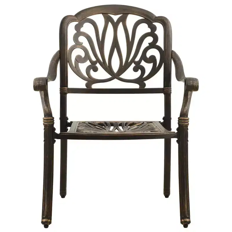 vidaXL Bistro Set Cast Aluminum Durable Bistro Set Round