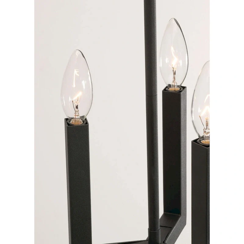 AFX GRCP07CBLNR3 Grace 3 Light 36  Wide Taper Candle Linear Pendant