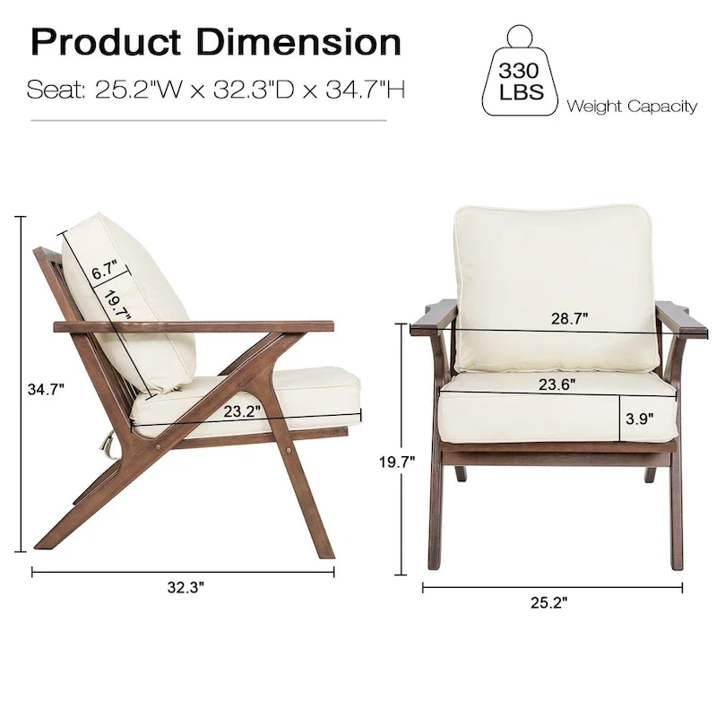 Accent Chair Living Room Chairs Mid Century Modern Chair Leisure Side Reading Arm Chair