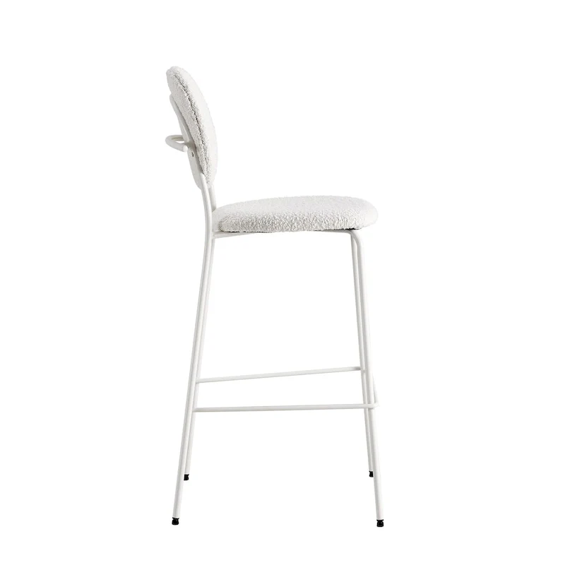 Carley Boucle Bar Height Stools (Set of 2)