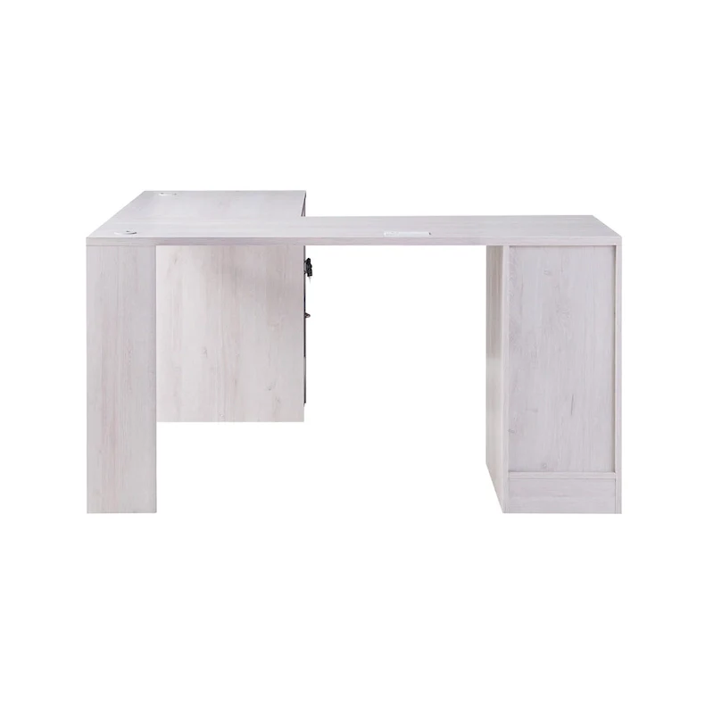 Barlon Transitional 59-inch L-shaped Computer Desk with USBs by Furniture of America