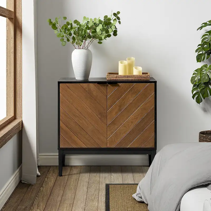 Jakob Modern 2 Doors Storage Cabinet Set with Adjustable Shelf By HOLALA HOME