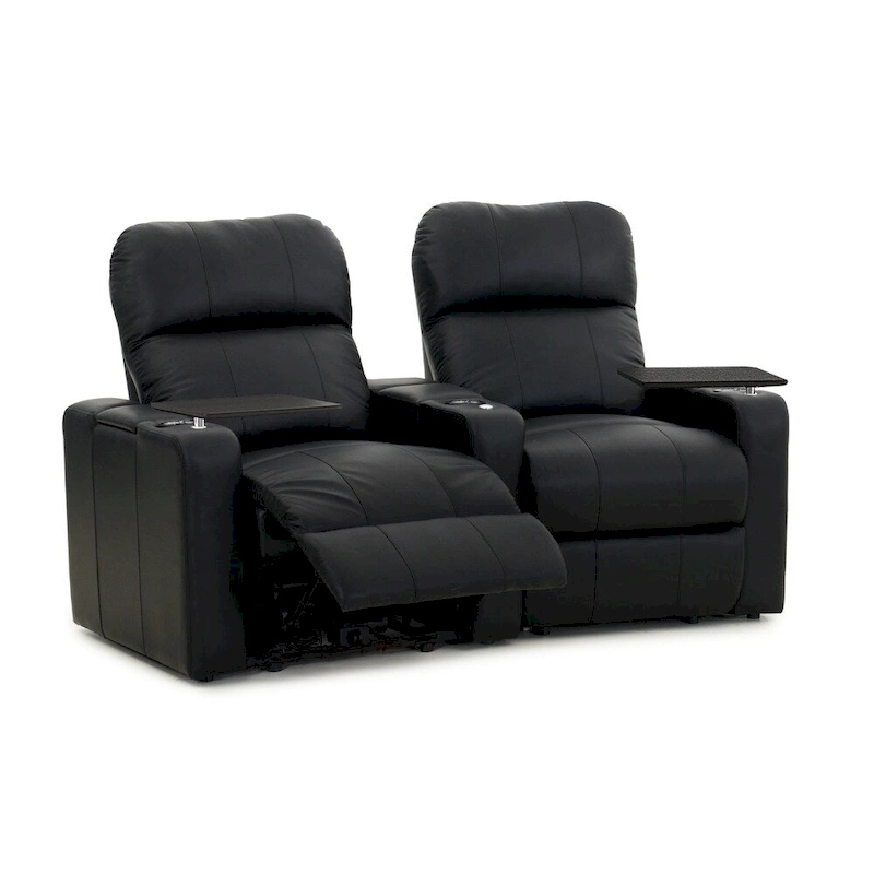 Octane Turbo XL700 Power Leather Home Theater Seating Set (Row of 2)