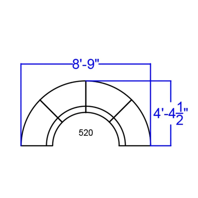 4 PC LeatherSoft Modular Reception Configuration w/Taut Back &Seat - 105W x 25.25 - 52.5D x 27H
