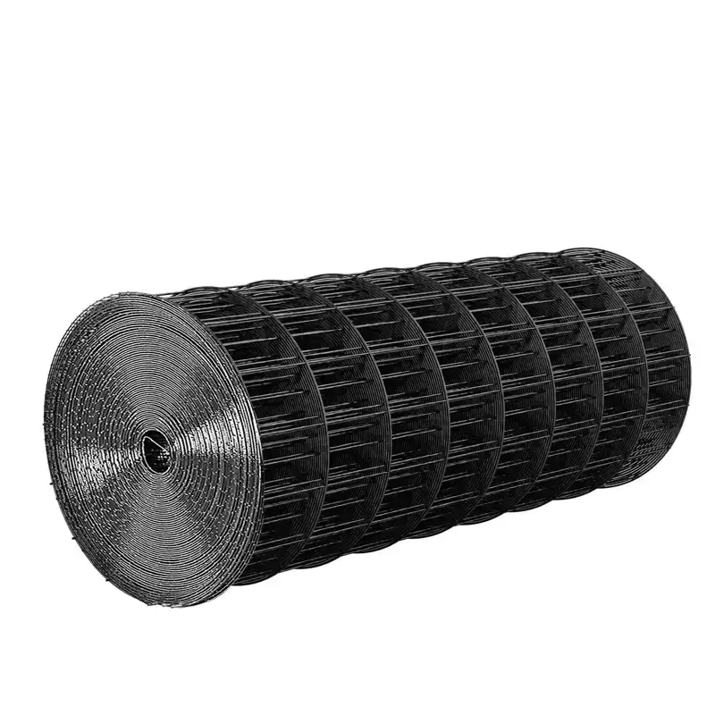 VEVOR Hardware Cloth 24 in x 25 ft, 2 x 3 in Mesh 16 Gauge Galvanized Wire Mesh Roll, Weather-Resistant Vinyl Coated Chicken Wire Fencing, Black