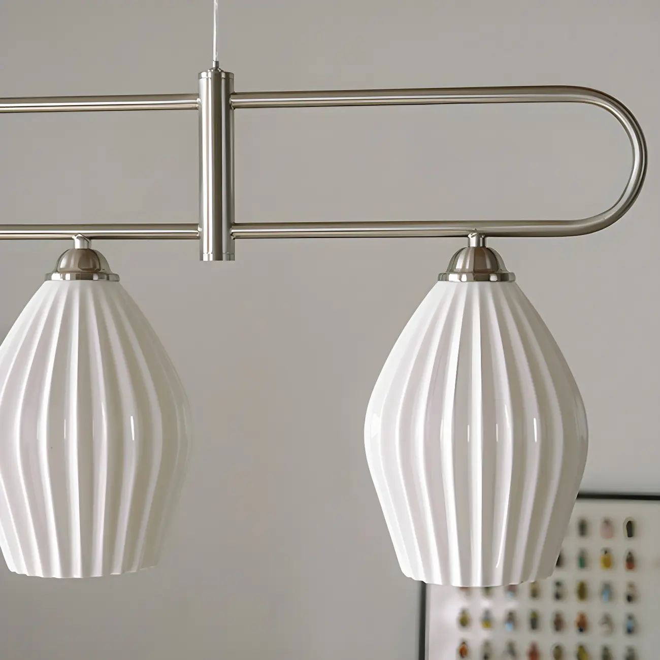 Simple Modern Ceramic Multi-Light Island Pendant Light