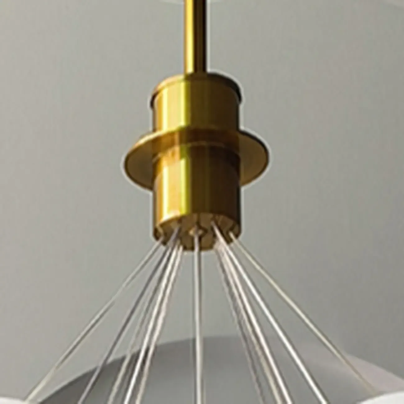 White Matte Glass Shade Multi Globe Light Chandelier