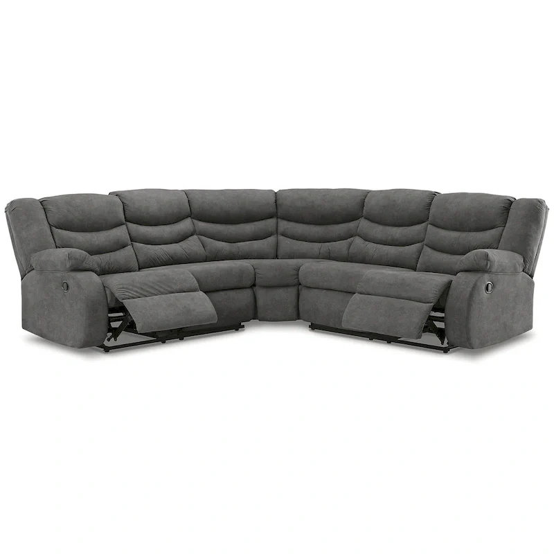 Signature Design by Ashley Partymate 2-Piece Reclining Sectional - 99W x 99D x 40H