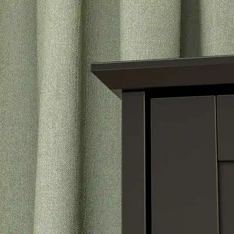 Black 5-Drawer Dresser with Wood Legs