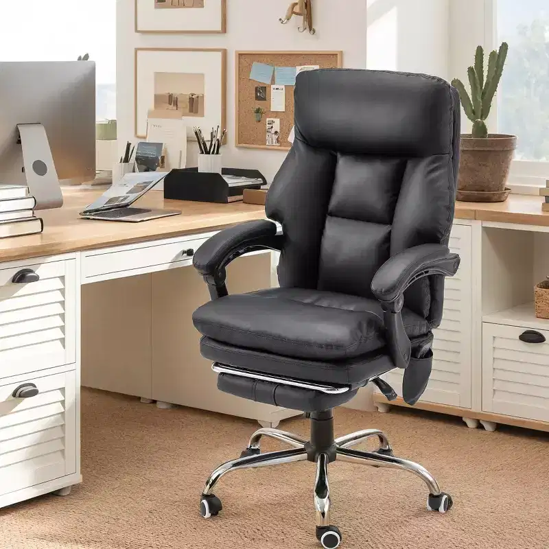 EROMMY Office Chair With 6 Vibration Points, Height-AdjustableAngle-Adjustable
