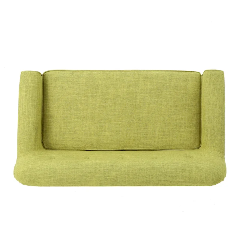 Mariah Mid-Century Fabric Loveseat