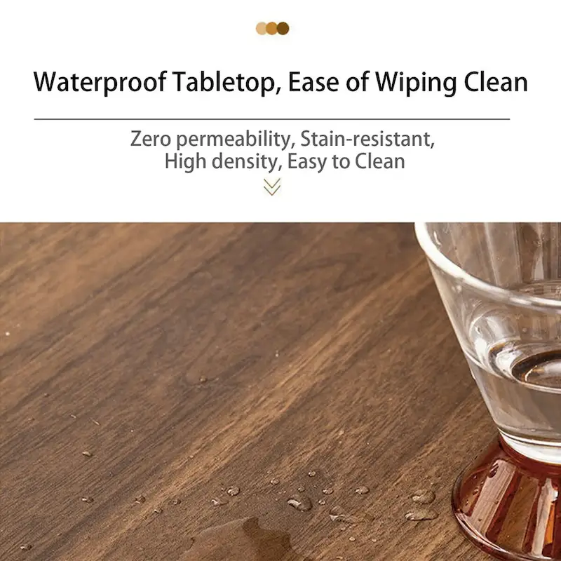 Square Nesting Coffee Table Set of 2 Wood Metal Stacking Side Table - 22 x22 x18