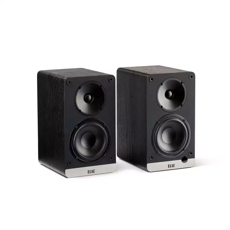 ELAC LS10-B SPEAKER STANDS And DEBUT ConneX BOOKSHELVES-BLACK